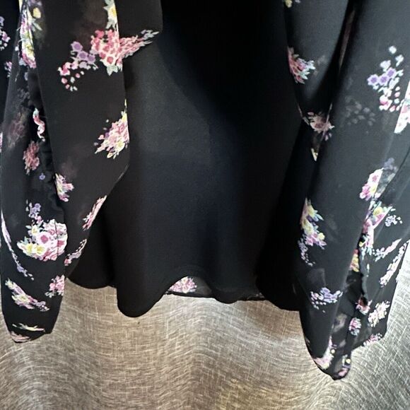 Torrid Babydoll Sheer Overlay Midi Dress Size 2X Floral Fairy Whimsical - Picture 7 of 10